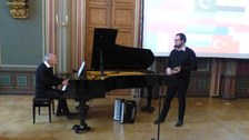Das Duo Simmchen umrahmte die Veranstaltung musikalisch