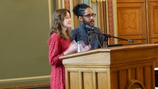Internationale Vertreter:innen der Studierenden begrüßen die neuen Studierenden