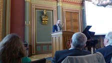 Professor Raj Kollmorgen, Prorektor Forschung der Hochschule Zittau/Görlitz, bei seinem Grußwort