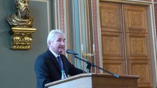 Staatsminister a. D. Professor Andreas Pinkwart stellt das Zentrum TUD excite vor