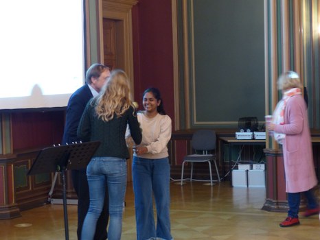 Begrüßung der neuen Studierenden