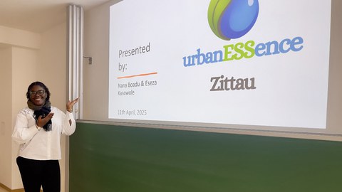 Nana Boadu vom Projektteam Urban ESSence