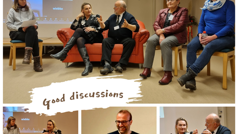 Gruppendiskussionen während der Eku-Veranstaltung