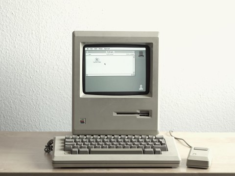 Bild historischer Arbeitsplatzrechner