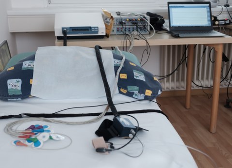 Messplatz fetales EKG