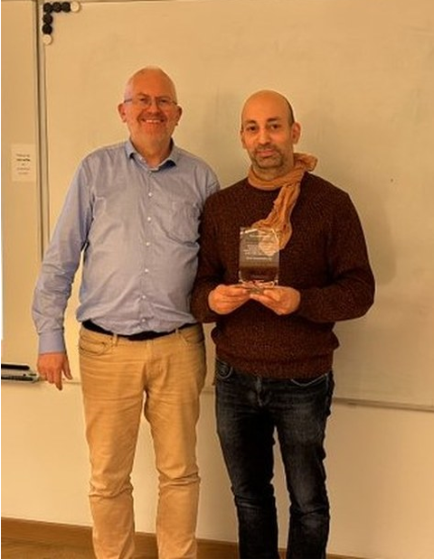 From left:  Prof. Juergen Czarske, Dr. Koukourakis Photo by MST