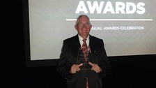  Prof Juergen Czarske during the award ceremony in San Diego