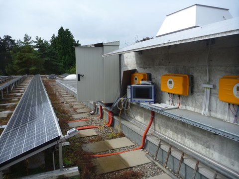 Messung an Photovoltaikanlage