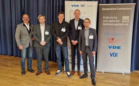 Teilnehmer der Professur für Komponenten Intelligenter Energienetze am 10. Symposium Connectors 