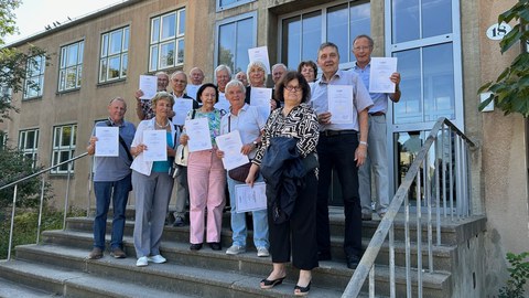 Übergabe Goldenes Diplom September 2024, Barkhausen Bau