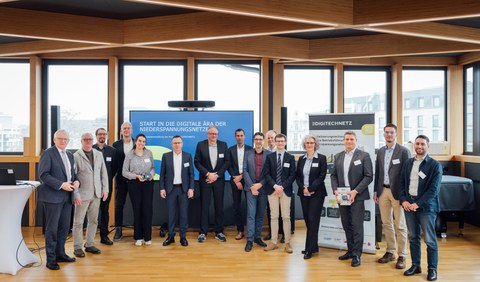 Abschlussveranstaltung von Technische Universitaet Dresden ( TUD ) und SachsenNetze zu Digitechnetz am 06.02.2026 im Kraftwerk Mitte . Foto: Oliver Killig