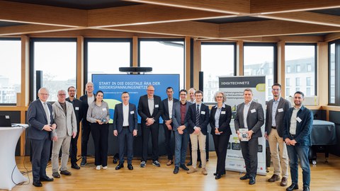 Abschlussveranstaltung von Technische Universitaet Dresden ( TUD ) und SachsenNetze zu Digitechnetz am 06.02.2026 im Kraftwerk Mitte . Foto: Oliver Killig