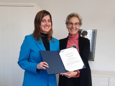 Dr. Erika Covi zum "TUD Young Investigator" ernannt