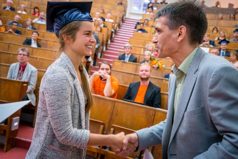 Tag der Fakultät 2016, Absolventenverabschiedung