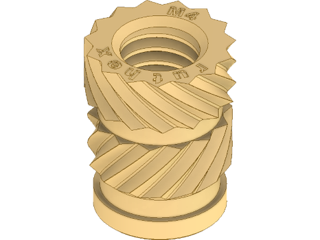 Gewindeeinsatz ruthex® in 3D Ansicht