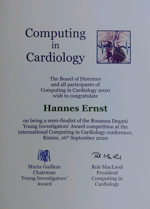 Award Hannes Ernst