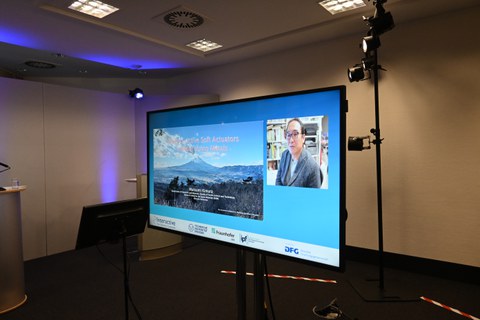 Foto mit Impressionen und Referenten vom GRK-Kolloquium 2021