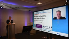 Foto mit Impressionen und Referenten vom GRK-Kolloquium 2021