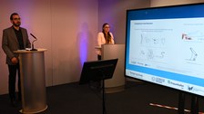 Foto mit Impressionen und Referenten vom GRK-Kolloquium 2021
