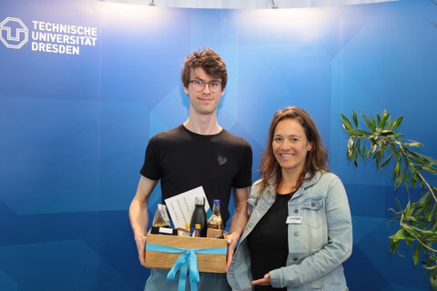 Florian Maurus Müller und Nicole Heyde (Kontron AIS)