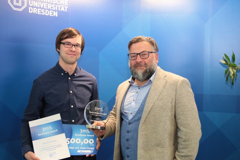 Jonas Deepe und Michael Eckstein (Geschäftsführer 3m5.Media)