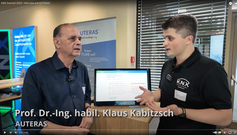 Prof. Klaus Kabitzsch interviewed about AUTERAS at the KNX Summit 2024