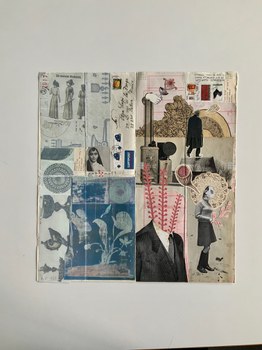 Frank Voigt, Mail Art Collage, 2017