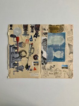 Frank Voigt, Mail Art Collage, 2017