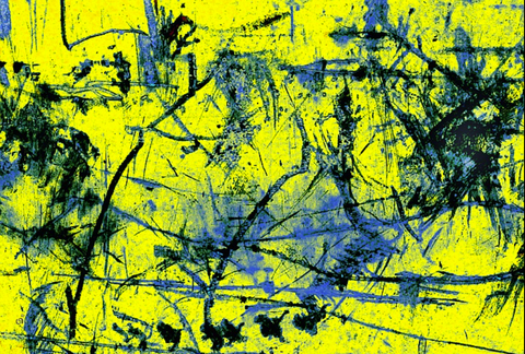 Gerhard Deke, "Schwarz auf gelbem Grund", 2010
