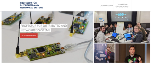web site of Chair of Distributed and Networked Systems