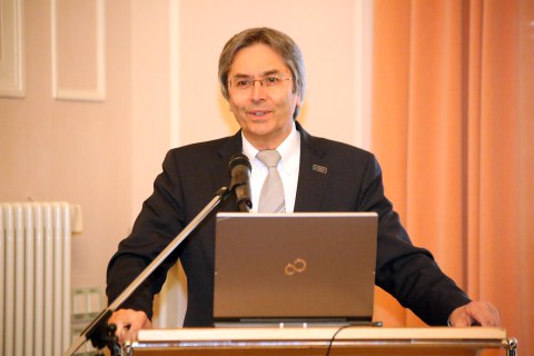 Regionales Virtuelles Kraftwerk 2.0 - Unterzeichnung Vertrag, Prof. Hans Müller-Steinhagen, Rektor TU Dresden