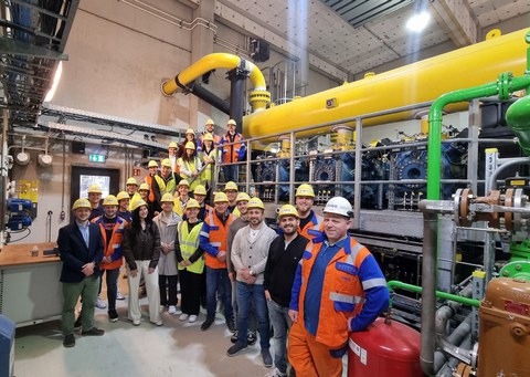 Speicherverdichter des Untergrundgasspeichers in Gronau der RWE