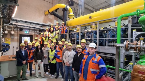 Speicherverdichter des Untergrundgasspeichers in Gronau der RWE