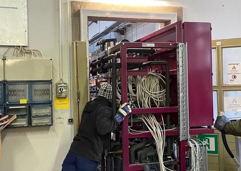 Umzug der CO2-Anlage