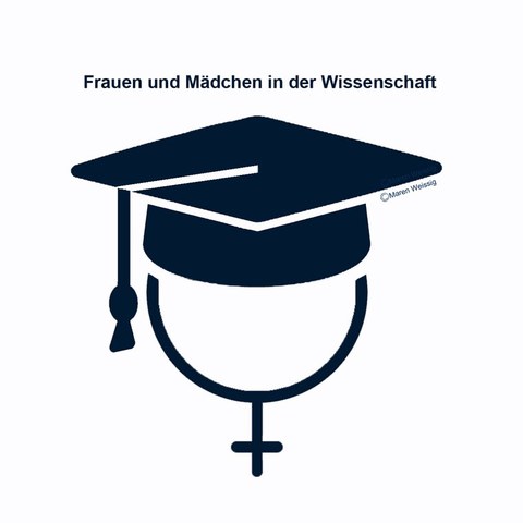 Logo Frauen und Mädchen in der Wissenschaft