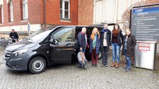 Abfahrt an der TUD