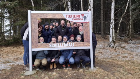 Gruppenfoto Teufelino Wanderweg