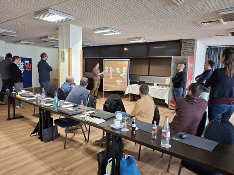 Feedbackrunde am letzten Tag
