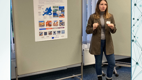 Dr. Sara Marchini, InnoLAB's vice-coordinator presents the project at the NA DAAD national kick-off meeting.