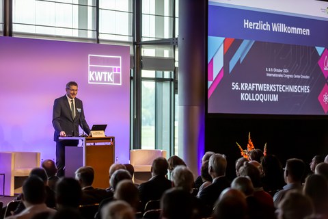 Michael Beckmann bei der Eröffnung des KWTK
