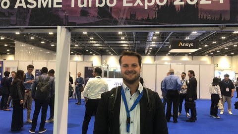 Luis Wunder bei der TurboExpo 2024 in London