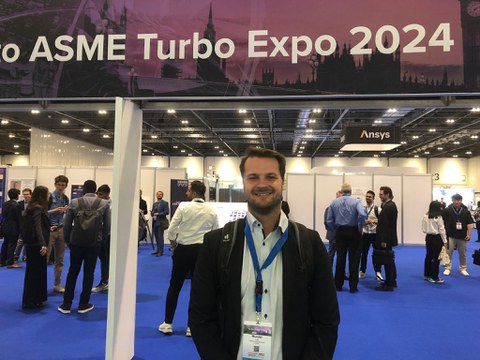 Luis Wunder bei der TurboExpo 2024 in London