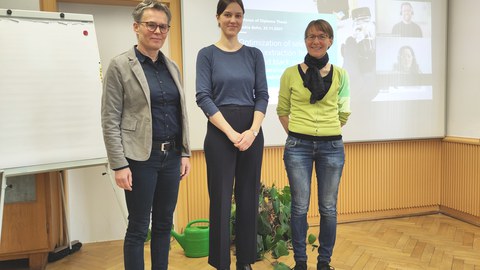 Erfolgreiche Diplomverteidigung von Saskia Bohn