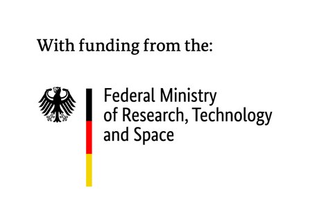 With funding from the: Federal Ministry of Research, Technology and Space