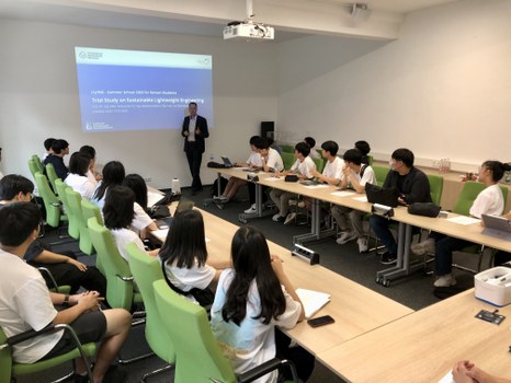 ILK-Sommerschule für hochbegabte koreanische Jugendliche. Juli 2023