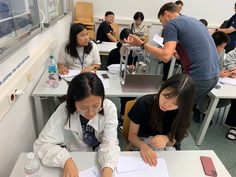 ILK-Sommerschule für hochbegabte koreanische Jugendliche. Juli 2023