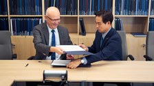 MoU zwischen ILK und JBNU, Korea. 10. August 2022