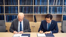 MoU zwischen ILK und JBNU, Korea. 10. August 2022
