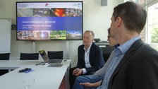 Senegal-Delegation Juni 2024. Im International Office der TU Dresden