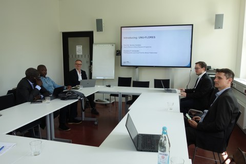 Senegal-Delegation Juni 2024. Im International Office der TU Dresden